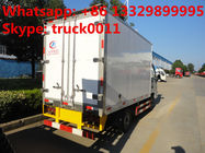 JAC mini gasoline cold room truck for sale, hot sale JAC brand  gasoline 82hp refrigerated truck for ice-cream for sale