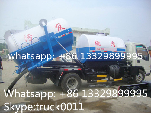 HOT SALE! best price DONGFENG 4*2 Cleaning Suction Sewage truck 6m3, dongfeng high pressure jetting sewer truck for sale