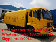 hot sale dongfeng tianjin street sweeper truck(3cbm water tank+7.2cbm dust bin), best price road cleaning truck for sale