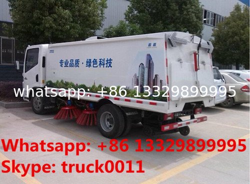 high quality and best price IVECO yuejin brand road sweeper truck for sale, hot sale YUEJIN brand road sweeper truck