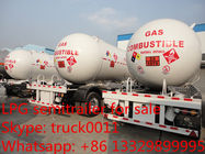 3 axles BPW/FUWA steel suspension/ air suspension 59.4cbm LPG semitrailer for propane for sale, lpg gas tank trailer