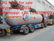factory price LHD/RHD HOWO 8*4 35,000L bulk lpg gas delivery truck for sale, HOWO brand 35000L propane gas tank truck