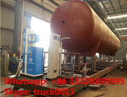 120,000L mobile skid-mounted lpg gas refilling plant for 1-150kgs steel gas cylinders, skid lpg gas station for sale