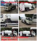 CLW brand 2tons mini lpg gas dispensing truck for sale, mobile retail lpg gas dispensing truck for home gas cylinders