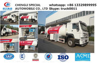 HOWO brand 10.5tons mobile lpg gas dispensing truck for sale, HOWO brand bulk road lpg gas dispensing truck for retails