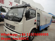 Cheap hot-sale small street sweeper truck, cheapest price dongfeng road sweeper truck for sale(2m3 water tank+5m3 wastes