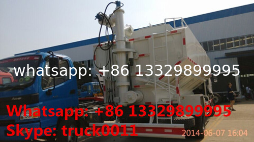 good price 10tons hydraulic system bulk feed delivery truck for sale, 20cbm poultry feed body mounted on truck for sale