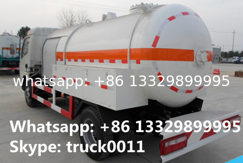 5500L capacity 2.3 ton 4*2 DONGFENG right hand drive mini lpg dispensing truck for sale, lpg dispensing truck for sale