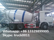 Shacman 6*4 LHD 10cubic meters concrete mixer truck for sale, factory sale best price Shacman 10-12M3 cement mixer truck