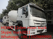 SINO TRUK HOWO  High Efficient 6x4 high capacity concrete mixer trucks for sale