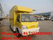 JAC mini fast food truck,mobile food truck,fast food van 1.5 ton on sale, JAC brand gasoline ice-cream truck for sale