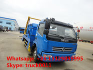 Dongfeng 4x2 6cbm hydraulic arm roll garbage truck for sale，2019s best price new swing arm garbage truck for sale