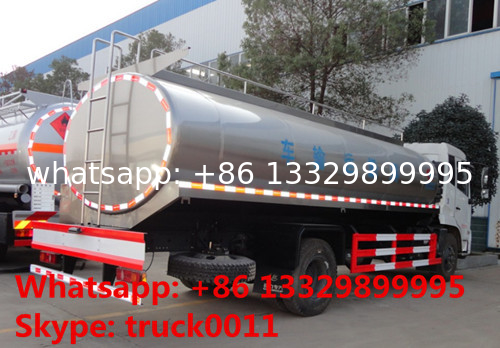 Hot sale new 8cbm-10cbm dongfeng milk liquid food truck, factory sale best price 10m3 stainless steel milk tank truck