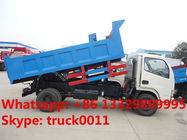 small 4x4 dongfeng LHD dump truck 1 cbm to 5 cbm tipper truck for sale, hot  sale all wheels drive dongfeng dump tipper