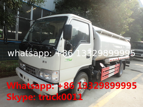 JAC 4*2 LHD mini 5 cubic meters refuler truck for sale, factory direct sale JAC new 5 cubic meters oil dispensing truck