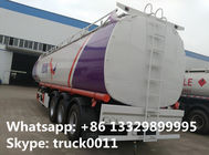CLW brand triples axles 50,000L oil tank trailer for sale, factory sale BPW/FUWA 3 axles 50cubic meters fuel tank traile
