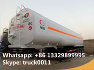 42000L diesel gasoline fuel transport tanker trailer 42m3 tanzania oil tanker semi trailer, CLW triple axles fuel tank t
