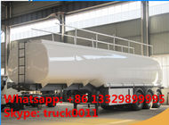 3 axle good price new 30000L fuel tank trailer for Zimbabwe, 3 axles 30m3 bulk road transported oil tank for sale
