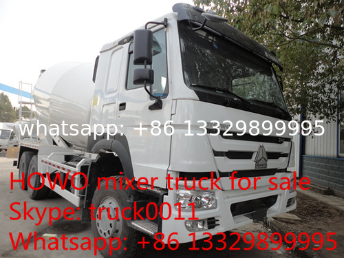 SINO TRUK HOWO 6*4 RHD 8m3 cement mixer truck for sale, new  Euro 2 diesel 336HP 8m3 HOWO concrete mixer truck for sale