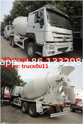 SINO TRUK HOWO 6*4 RHD 8m3 cement mixer truck for sale, new  Euro 2 diesel 336HP 8m3 HOWO concrete mixer truck for sale