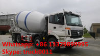 Foton LHD Euro 3 8*375hp 16cbm cement mixer truck for sale, factory sale 8*4 heavy duty  mixer drum mounted on truck