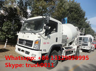 best quality factory sale 6*4 Dongfeng 5- cubic meters concrete mixer truck, dongfeng 6m3 concrete mixer truck