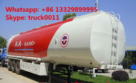 3 Axle Oil Gas trailer 40M3 Kerosene Transport Tanker trailer 40CBM Fuel Tank SemiTrailer for sale, fuel tank trailer