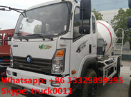 factory sale 4*2 SINOTRUK wangpai 4m3 concrete mixer truck for sale, SINO TRUK Wangpai brand 4cubic meters cement mixe