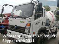 factory sale 4*2 SINOTRUK wangpai 4m3 concrete mixer truck for sale, SINO TRUK Wangpai brand 4cubic meters cement mixe