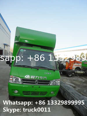 Bottom price mini DongFeng mobile food truck for sale, cheapest price gasoline mobile fast food vending truck for sale