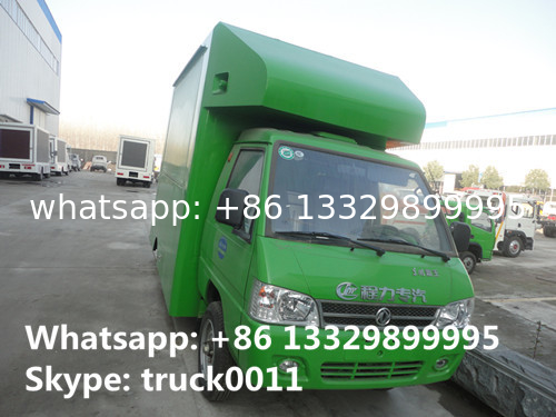 Bottom price mini DongFeng mobile food truck for sale, cheapest price gasoline mobile fast food vending truck for sale