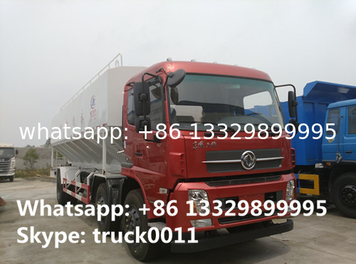 cheaper dongfeng tianjin 6*2 15tons electronic system discharging feed delivery truck for sale, hot sale 30tons anim