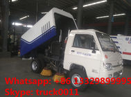 forland mini 4*2 LHD 1m3 street sweeper truck for sale, hot sale forland mini road sweeper truck with cheapest price