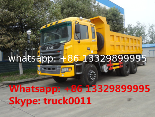 China high quality hot sale 6*4 30ton JAC dump truck, factory direct sale JAC  brand 25tons-35tons dump tipper truck wit