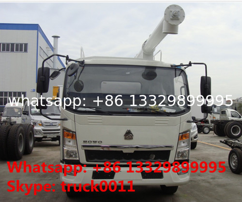 SINO TRUK HOWO 4*2 LHD/RHD 8m3 animal feed truck for sale,2018s good price HOWO bulk feed delivery  truck for sale