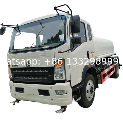 SINO TRUK HOWO 4*2 light duty 5cbm Bulk oil petrol tanker vehicle for sale, Good quality HOWO oil refueler vehicle