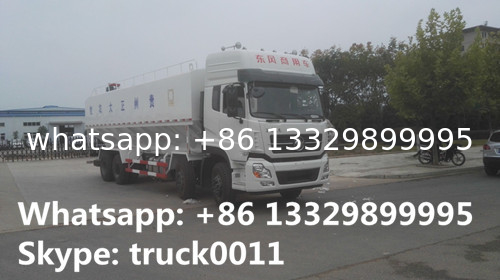cheapest price 26tons chick feed delivery truck for sale, hot sale dongfeng tianlong 40m3 chick feed pellet tank truck