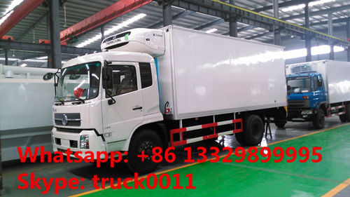 dongfeng tianjin 4*2 LHD Cummin 170hp/190hp diesel refrigerated truck for sale, hot sale dongfeng cold room truck
