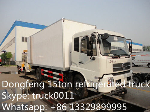 dongfeng tianjin 4*2 LHD Cummin 170hp/190hp diesel refrigerated truck for sale, hot sale dongfeng cold room truck