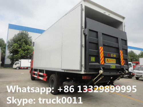 dongfeng tianjin 4*2 LHD Cummin 170hp/190hp diesel refrigerated truck for sale, hot sale dongfeng cold room truck