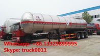 hot sale good quality 28mt 3 axles methyl chloride transport lpg semi-trailer, 35,000Lbulk lpg gas trailer