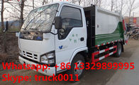 Japanese brand ISUZU LHD 4*2 190hp 10m3 garbage compactor truck for sale, hot sale ISUZU refuse collection truck