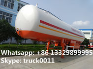 Double BPW/FUWA axles lpg road tanker trailer,  40.5cbm Propane tanker trailer 17ton lpg Road tanker