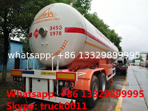 hot sale FUWA 2 axles 40500L propane gas trailer, best price FUWA/BPW double axles 17tons road transproted lpg gas tank