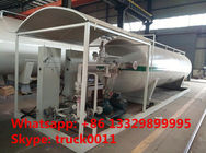 best quality skid mounted propane gas filling plant for sale, double electronic scales skid lpg gas station for sale