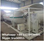 best quality skid mounted propane gas filling plant for sale, double electronic scales skid lpg gas station for sale