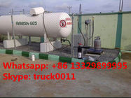 factory direct sale best quality CLW brand 8metric tons mobile skid lpg gas filling plant for refilling gas cylinders