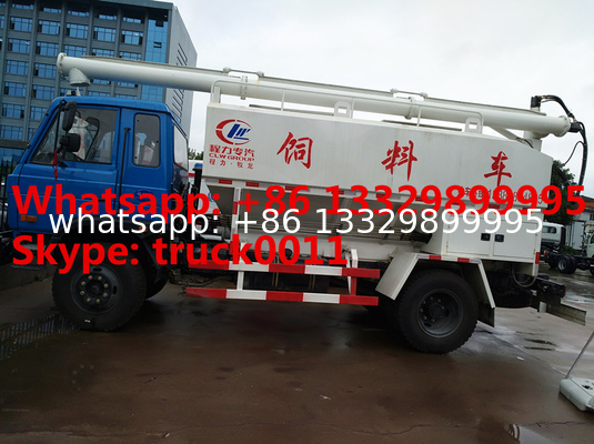 best quality 15m3 hydraulic farm-oriented animal feed truck for sale, 4*2 15m3 hydraulic bulk feed delivery truck