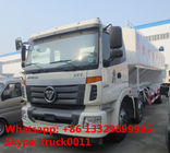 FOTON Auman 6*2 30m2 farm-oriented feed delivery truck for sale, electronic discharging 15tons bulk feed transport truck