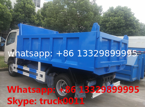 mini CLW brand 4*4 dump tipper truck for sale, factory direct sale 3-4tons 95hp diesel CLW brand dump tipper truck
